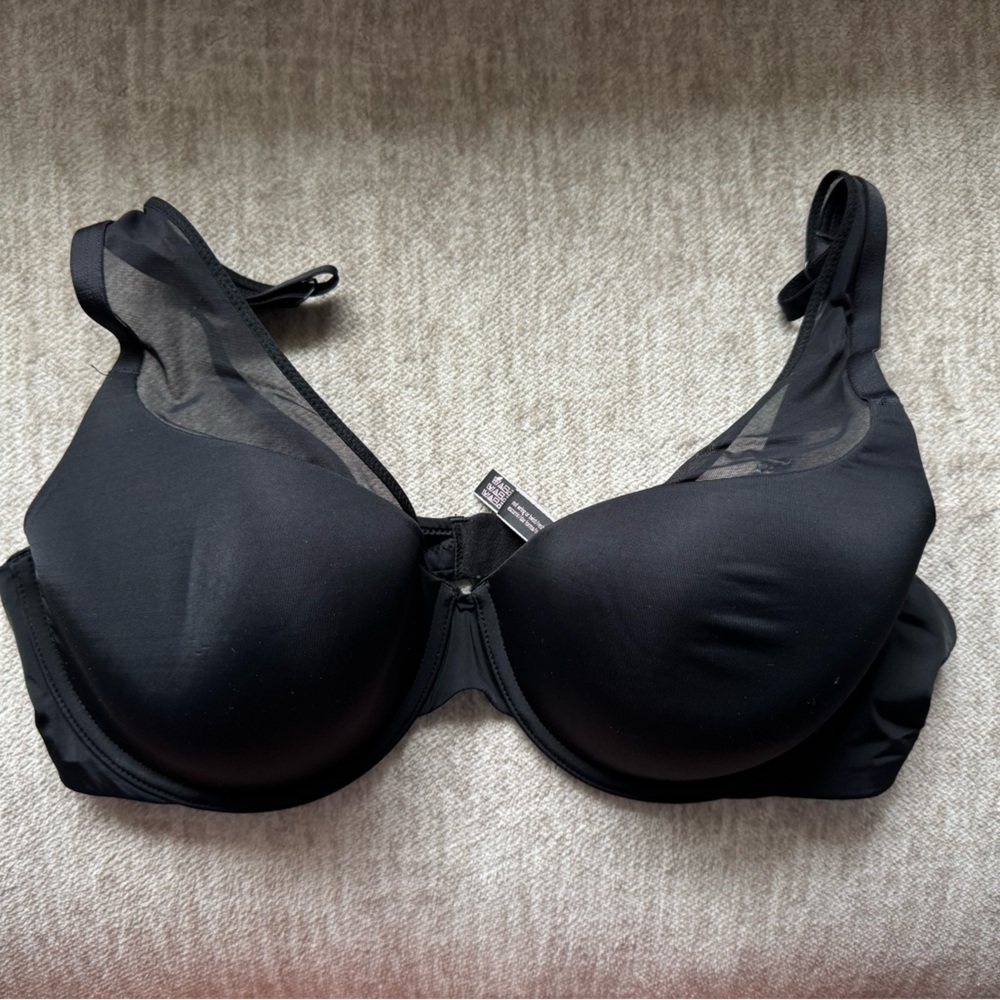 Victoria's Secret Black Mesh Detail Bra